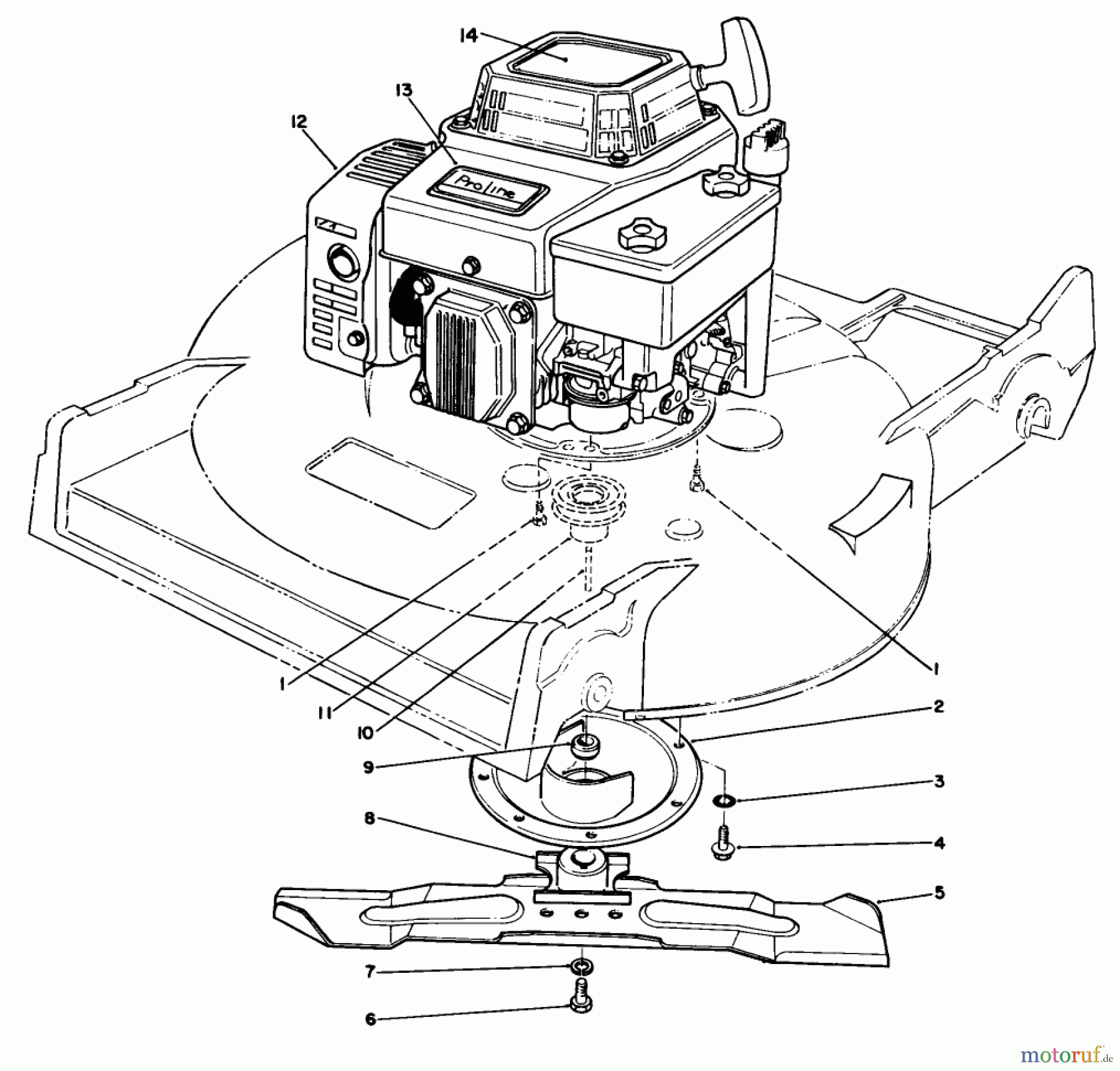  Toro Neu Mowers, Walk-Behind Seite 2 22622 - Toro Lawnmower, 1992 (2000001-2999999) ENGINE ASSEMBLY