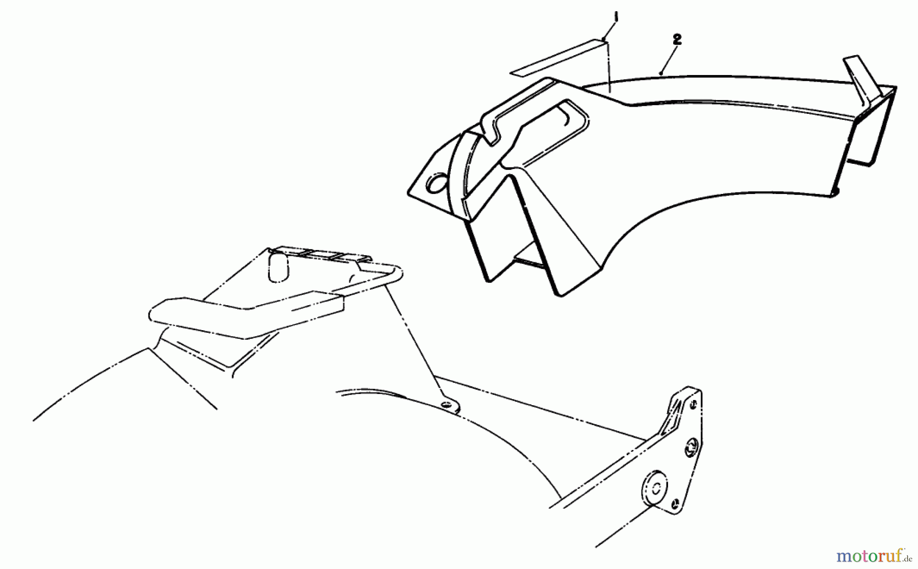Toro Neu Mowers, Walk-Behind Seite 2 22622 - Toro Lawnmower, 1992 (2000001-2999999) SIDE DISCHARGE CHUTE (OPTIONAL)