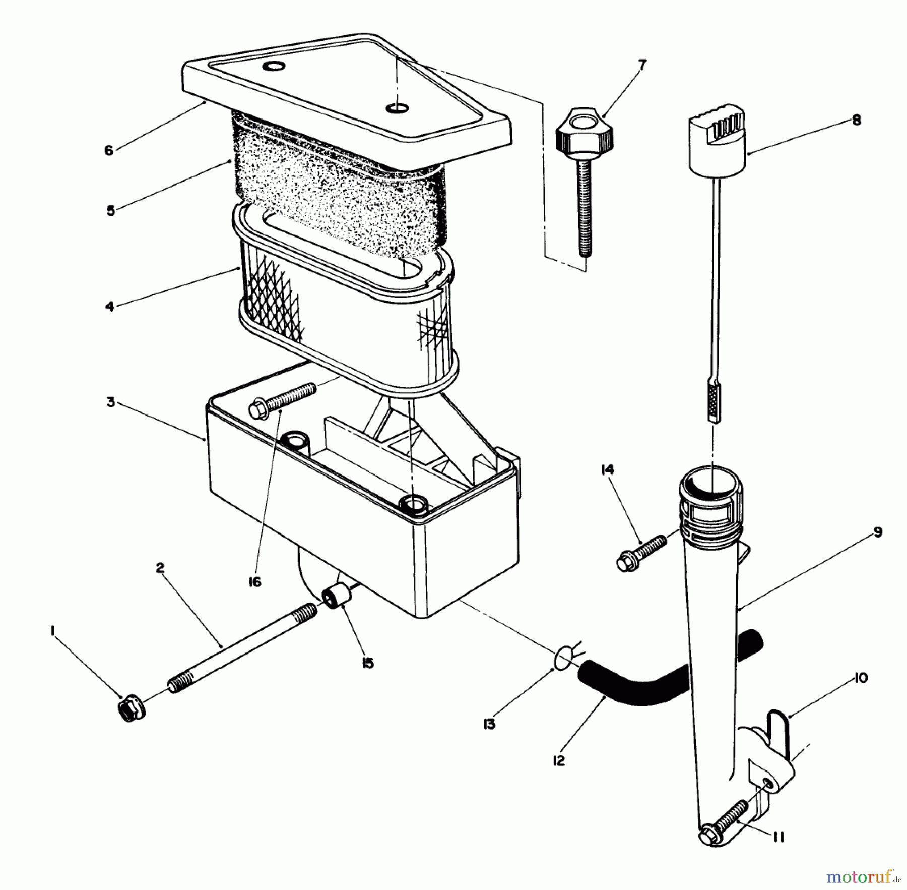 Toro Neu Mowers, Walk-Behind Seite 2 22621C - Toro Lawnmower, 1989 (9000001-9999999) ENGINE ASSEMBLY MODEL NO. VMJ-8 #3