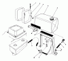 Toro 22621C - Lawnmower, 1989 (9000001-9999999) Ersatzteile GAS TANK ASSEMBLY