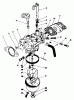 Toro 22623 - Lawnmower, 1987 (7000001-7999999) Ersatzteile CARBURETOR ASSEMBLY