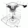 Toro 22623 - Lawnmower, 1987 (7000001-7999999) Ersatzteile RECOIL ASSEMBLY