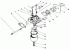 Toro 22700C - Lawnmower, 1988 (8000001-8999999) Ersatzteile ENGINE ASSEMBLY MODEL NO. 47PH7 #3