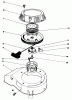 Toro 22700C - Lawnmower, 1988 (8000001-8999999) Ersatzteile ENGINE ASSEMBLY MODEL NO. 47PH7 #6