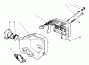 Toro 22700 - Lawnmower, 1991 (1000001-1999999) Ersatzteile MUFFLER ASSEMBLY (MODEL NO. 47PL0-3)