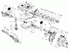 Toro 22700B - 21" Commercial, Side Discharge Mower, 1993 (39000001-39999999) Ersatzteile GEAR CASE ASSEMBLY