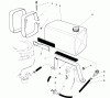Toro 22700B - 21" Commercial, Side Discharge Mower, 1994 (49000001-49999999) Ersatzteile GAS TANK ASSEMBLY