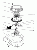 Toro 22710C - Lawnmower, 1989 (SN 9900001-9999999) Ersatzteile ENGINE ASSEMBLY MODEL NO. 47PJ8 #6