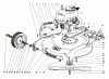 Toro 23144 - 21" Whirlwind Hevi-Duty Lawnmower, 1974 (4000001-4999999) Ersatzteile HOUSING ASSEMBLY S.P. MODELS 23144 & 23123