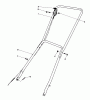 Toro 23022 - 21" Whirlwind Hevi-Duty Lawnmower, 1977 (7000001-7999999) Ersatzteile HANDLE ASSEMBLY