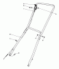 Toro 23022 - Lawnmower, 1985 (5000001-5999999) Ersatzteile HANDLE ASSEMBLY