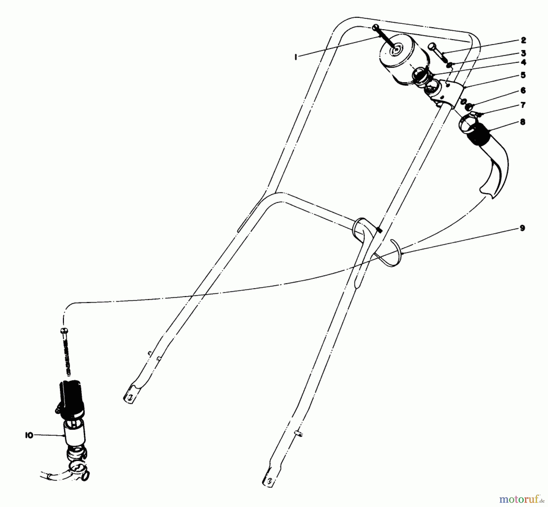  Toro Neu Mowers, Walk-Behind Seite 2 23022 - Toro Lawnmower, 1985 (5000001-5999999) REMOTE AIR CLEANER KIT NO. 28-0580 (OPTIONAL)