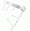Toro 51547 (700) - 700 Rake-O-Vac, 1993 (39015000-39999999) Ersatzteile TUBE ASSEMBLY