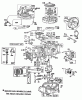 Toro 23158 - Lawnmower, 1981 (1000001-1999999) Ersatzteile ENGINE BRIGGS & STRATTON MODEL 130902-0543-01 #1