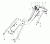 Toro 23158 - Lawnmower, 1981 (1000001-1999999) Ersatzteile HANDLE ASSEMBLY