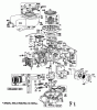Toro 23177 - Lawnmower, 1976 (6000001-6999999) Ersatzteile ENGINE BRIGGS & STRATTON ENGINE MODEL 130902-0509-01