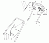 Toro 23177 - Lawnmower, 1976 (6000001-6999999) Ersatzteile HANDLE ASSEMBLY