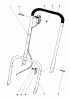 Toro 23400 - Lawnmower, 1980 (0000001-0999999) Ersatzteile HANDLE ASSEMBLY