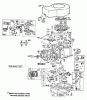 Toro 23450 - Lawnmower, 1980 (0000001-0999999) Ersatzteile ENGINE BRIGGS & STRATTON MODEL 110908-0492-01 #2