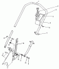 Toro 26551 - Lawnmower, 1989 (9000001-9999999) Ersatzteile HANDLE ASSEMBLY