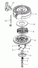 Toro 26551 - Lawnmower, 1989 (9000001-9999999) Ersatzteile REWIND STARTER NO. 590621