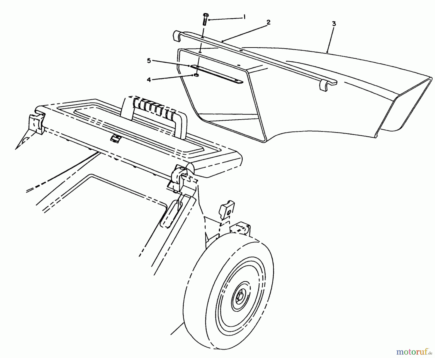 Toro Neu Mowers, Walk-Behind Seite 2 26551 - Toro Lawnmower, 1989 (9000001-9999999) SIDE DISCHARGE CHUTE MODEL NO. 59112 (OPTIONAL)