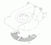 Toro 26562 - Lawnmower, 1990 (0000001-0999999) Ersatzteile LEAF SHREDDER MODEL NO. 59180