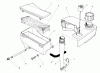 Toro 26620BG - Lawnmower, 1991 (1000001-1999999) Ersatzteile AIR CLEANER & FUEL TANK ASSEMBLY (ENGINE NO. VM140)