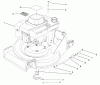 Toro 26620BG - Lawnmower, 1991 (1000001-1999999) Ersatzteile ENGINE ASSEMBLY