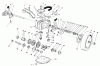 Toro 26620BG - Lawnmower, 1991 (1000001-1999999) Ersatzteile GEAR CASE ASSEMBLY