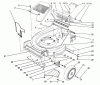 Toro 26620BG - Lawnmower, 1991 (1000001-1999999) Ersatzteile HOUSING ASSEMBLY