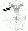 Toro 26620BG - Lawnmower, 1991 (1000001-1999999) Ersatzteile RECOIL ASSEMBLY (ENGINE NO. VM140)