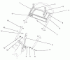 Toro 26620B - Lawnmower, 1992 (2000001-2999999) Ersatzteile HANDLE ASSEMBLY