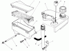 Toro 26621 - Lawnmower, 1990 (0000001-0999999) Ersatzteile AIR CLEANER & FUEL TANK ASSEMBLY (ENGINE MODEL NO. VMK9-2)