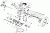 Toro 26621 - Lawnmower, 1990 (0000001-0999999) Ersatzteile GEAR CASE ASSEMBLY