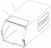Toro 26621 - Lawnmower, 1990 (0000001-0999999) Ersatzteile GRASS BAG ASSEMBLY