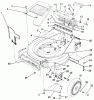 Toro 26621 - Lawnmower, 1990 (0000001-0999999) Ersatzteile HOUSING ASSEMBLY