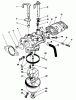 Toro 26621B - Lawnmower, 1991 (1000001-1999999) Ersatzteile CARBURETOR ASSEMBLY (ENGINE MODEL NO. VML0-2)