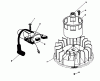 Toro 26621B - Lawnmower, 1992 (2000001-2999999) Ersatzteile MAGNETO & FLYWHEEL ASSEMBLY (ENGINE MODEL NO. VMM1-2)