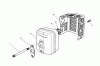 Toro 26621B - Lawnmower, 1992 (2000001-2999999) Ersatzteile MUFFLER ASSEMBLY (ENGINE MODEL NO. VMM1-2)