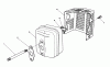 Toro 26622 - Lawnmower, 1989 (9000001-9999999) Ersatzteile MUFFLER ASSEMBLY (ENGINE MODEL NO. VMJ8)