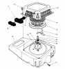 Toro 26622 - Lawnmower, 1989 (9000001-9999999) Ersatzteile RECOIL ASSEMBLY (ENGINE MODEL NO. VMJ8)
