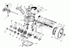 Toro 26622 - Lawnmower, 1990 (0000001-0003100) Ersatzteile GEAR CASE ASSEMBLY
