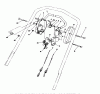 Toro 26622 - Lawnmower, 1990 (0000001-0003100) Ersatzteile TRACTION CONTROL ASSEMBLY
