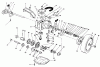 Toro 26622 - Lawnmower, 1991 (1000001-1999999) Ersatzteile GEAR CASE ASSEMBLY