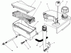 Toro 26622CS - Lawnmower, 1989 (9000001-9999999) Ersatzteile AIR CLEANER & FUEL TANK ASSEMBLY (ENGINE NO. VMJ8)