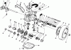 Toro 26622CS - Lawnmower, 1989 (9000001-9999999) Ersatzteile GEAR CASE ASSEMBLY