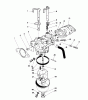 Toro 26623 - Lawnmower, 1990 (0000001-0999999) Ersatzteile CARBURETOR ASSEMBLY (ENGINE MODEL NO. VMK9-2)