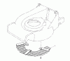 Toro 26623 - Lawnmower, 1990 (0000001-0999999) Ersatzteile LEAF SHREDDER MODEL NO. 59180
