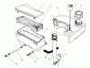 Toro 26624C - Lawnmower, 1989 (9000001-9999999) Ersatzteile AIR CLEANER & FUEL TANK ASSEMBLY (ENGINE MODEL NO. VMG6, VMH7 & VMJ8)